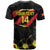 Custom North Macedonia Football T Shirt Go Champions Grunge Style