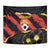 Custom North Macedonia Football Tapestry Go Champions Grunge Style