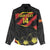 Custom North Macedonia Football Women Casual Shirt Go Champions Grunge Style