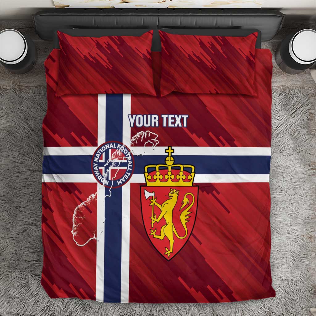 Custom Norway Football Bedding Set Come On Kongeriket Norge