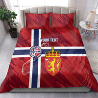 Custom Norway Football Bedding Set Come On Kongeriket Norge