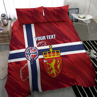 Custom Norway Football Bedding Set Come On Kongeriket Norge