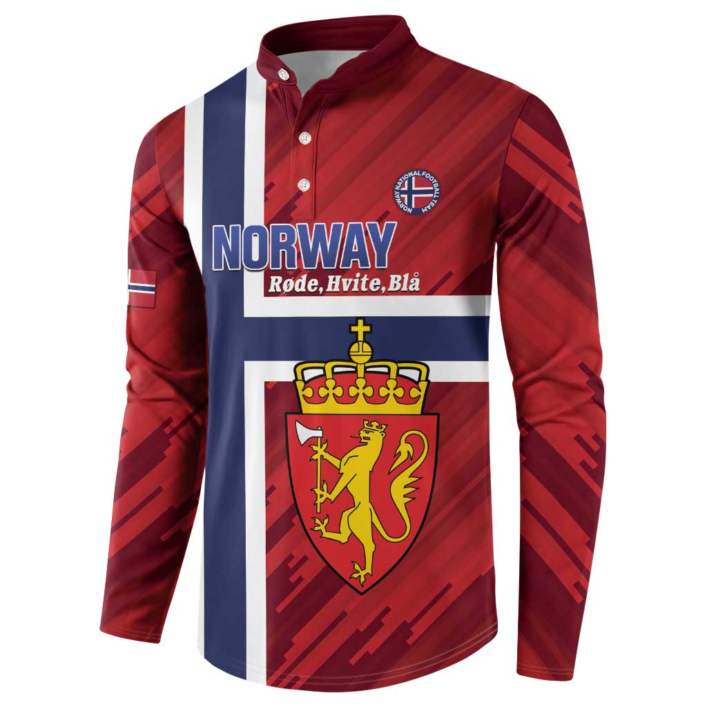 Custom Norway Football Button Sweatshirt Come On Kongeriket Norge