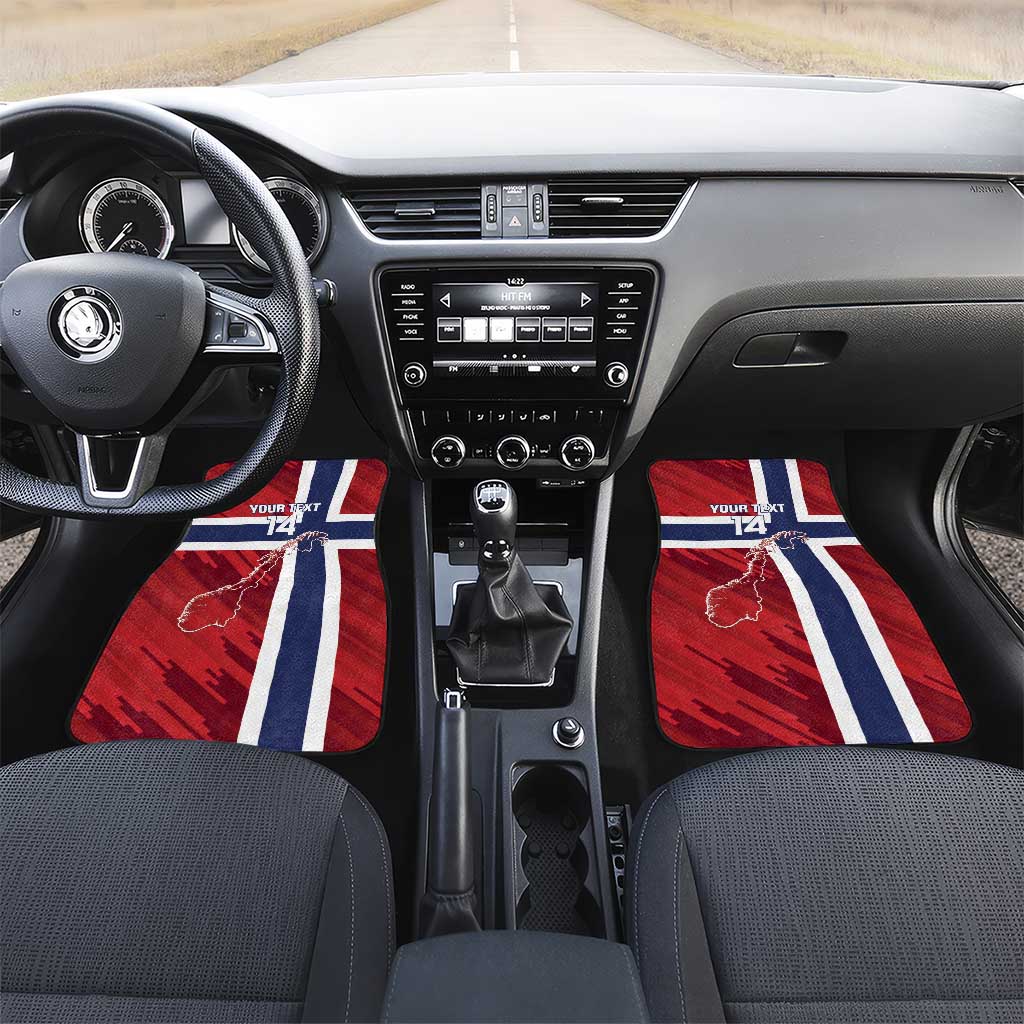 Custom Norway Football Car Mats Come On Kongeriket Norge