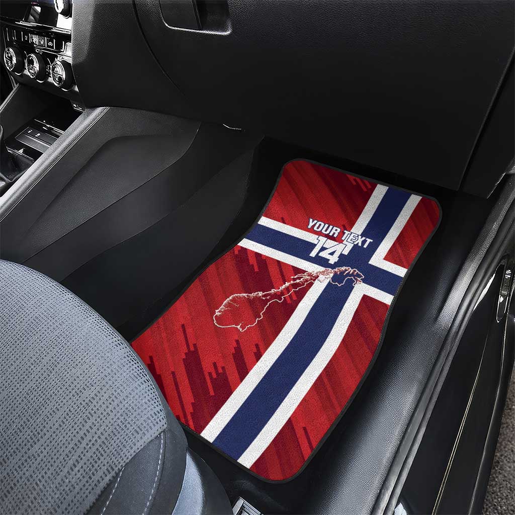 Custom Norway Football Car Mats Come On Kongeriket Norge