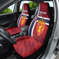 Custom Norway Football Car Seat Cover Come On Kongeriket Norge