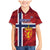 Custom Norway Football Family Matching Mermaid Dress and Hawaiian Shirt Come On Kongeriket Norge