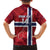 Custom Norway Football Family Matching Puletasi and Hawaiian Shirt Come On Kongeriket Norge
