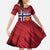 Custom Norway Football Family Matching Puletasi and Hawaiian Shirt Come On Kongeriket Norge