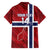 Custom Norway Football Family Matching Puletasi and Hawaiian Shirt Come On Kongeriket Norge