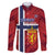 Custom Norway Football Family Matching Puletasi and Hawaiian Shirt Come On Kongeriket Norge