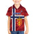 Custom Norway Football Family Matching Puletasi and Hawaiian Shirt Come On Kongeriket Norge