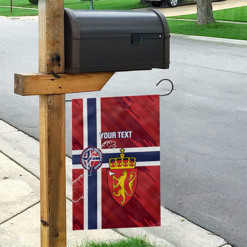 Custom Norway Football Garden Flag Come On Kongeriket Norge