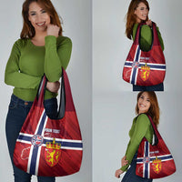 Custom Norway Football Grocery Bag Come On Kongeriket Norge