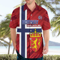 Custom Norway Football Hawaiian Shirt Come On Kongeriket Norge