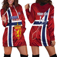 Custom Norway Football Hoodie Dress Come On Kongeriket Norge