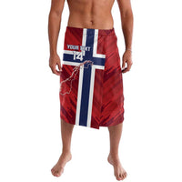 Custom Norway Football Lavalava Come On Kongeriket Norge