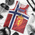 Custom Norway Football Men Tank Top Come On Kongeriket Norge