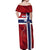 Custom Norway Football Off Shoulder Maxi Dress Come On Kongeriket Norge