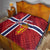 Custom Norway Football Quilt Come On Kongeriket Norge