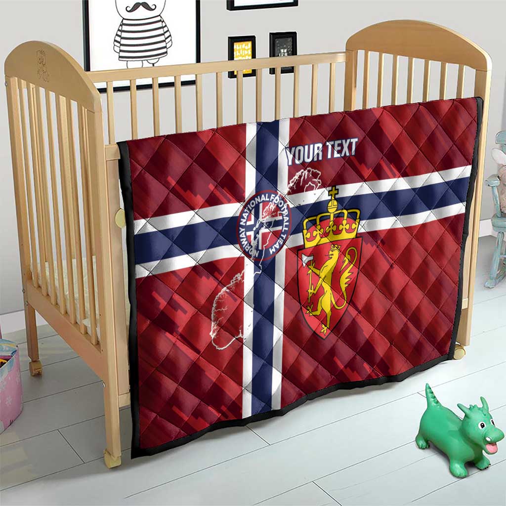 Custom Norway Football Quilt Come On Kongeriket Norge
