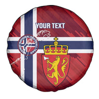 Custom Norway Football Spare Tire Cover Come On Kongeriket Norge