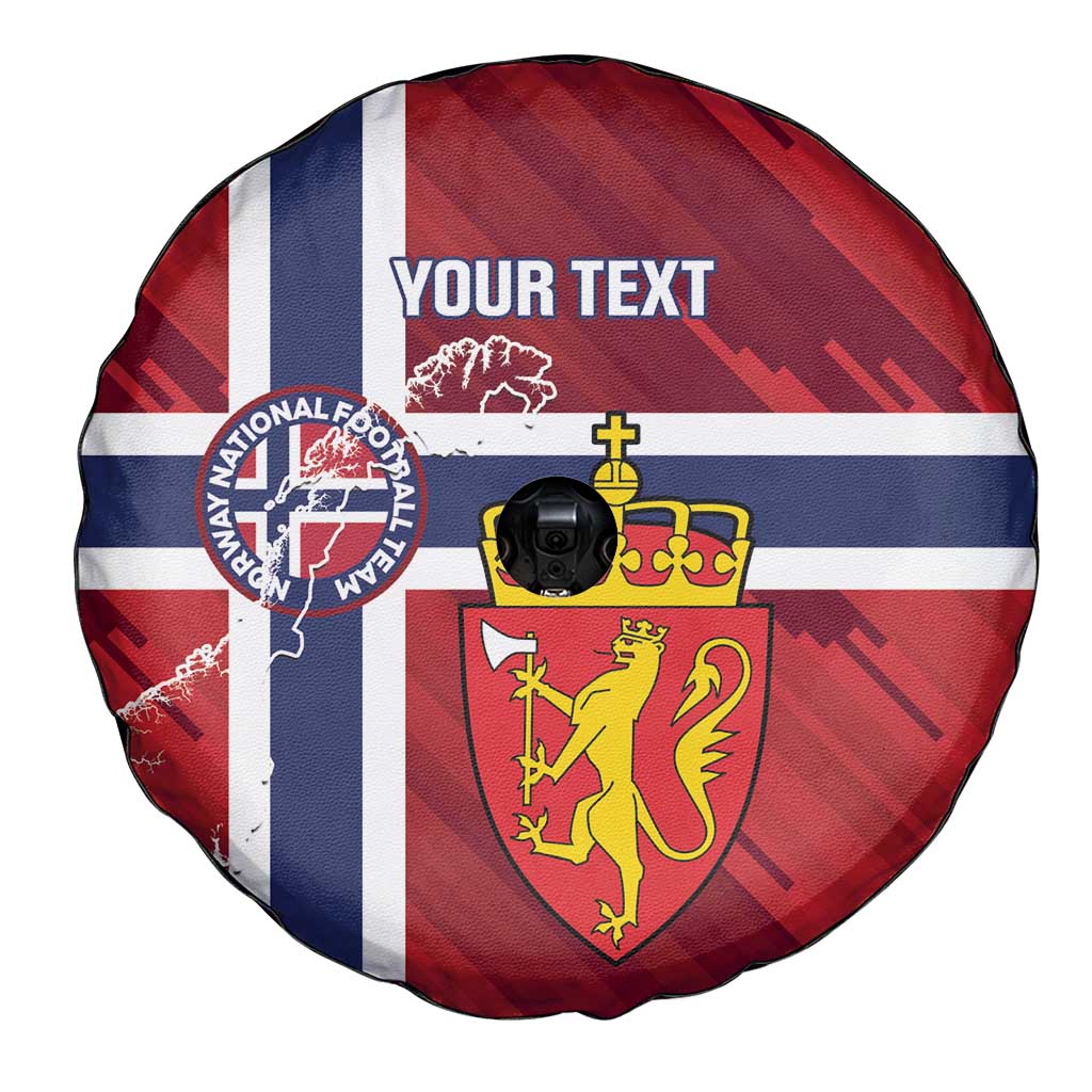 Custom Norway Football Spare Tire Cover Come On Kongeriket Norge