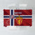 Custom Norway Football Tablecloth Come On Kongeriket Norge