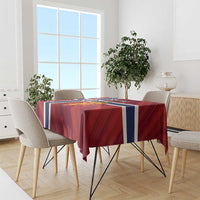 Custom Norway Football Tablecloth Come On Kongeriket Norge