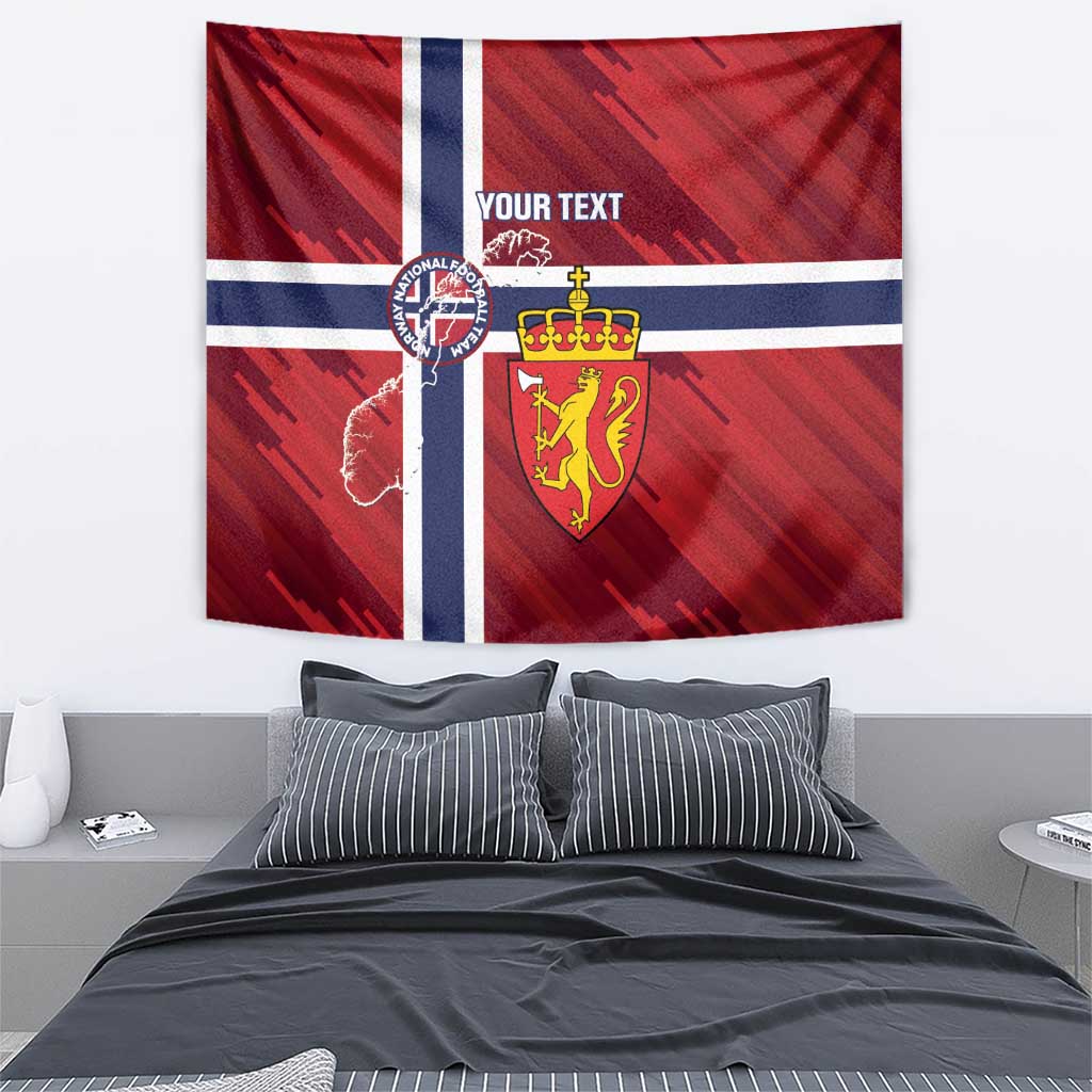 Custom Norway Football Tapestry Come On Kongeriket Norge