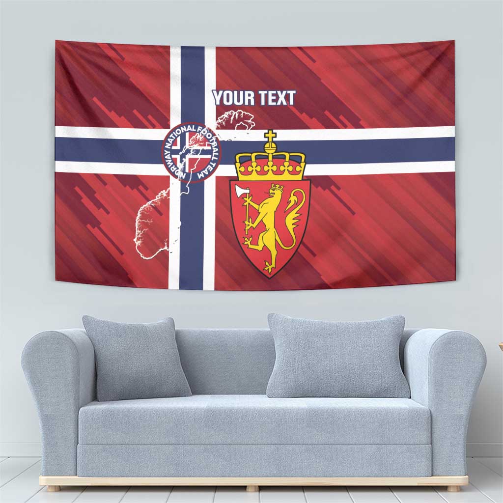 Custom Norway Football Tapestry Come On Kongeriket Norge
