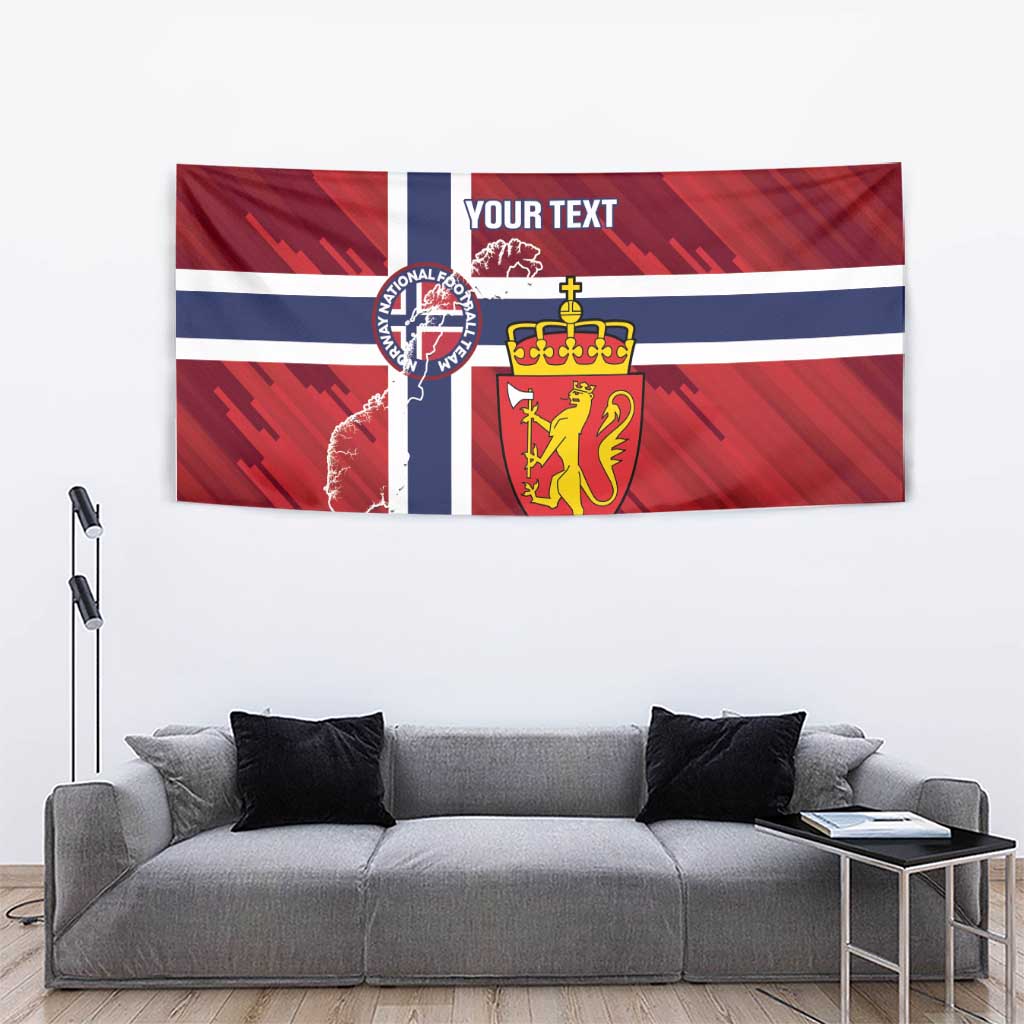 Custom Norway Football Tapestry Come On Kongeriket Norge