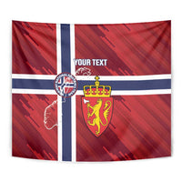 Custom Norway Football Tapestry Come On Kongeriket Norge
