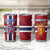 Custom Norway Football Tumbler Cup Come On Kongeriket Norge