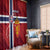 Custom Norway Football Window Curtain Come On Kongeriket Norge