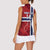Custom Norway Football Women Sleeveless Polo Shirt Come On Kongeriket Norge