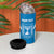 Custom Israel Football 4 in 1 Can Cooler Tumbler Come On Sky Blue and Whites