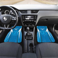 Custom Israel Football Car Mats Come On Sky Blue and Whites