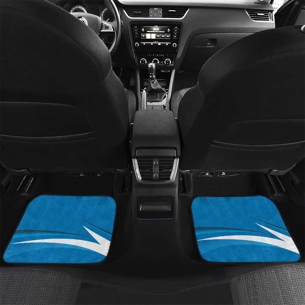 Custom Israel Football Car Mats Come On Sky Blue and Whites