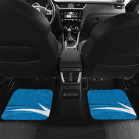 Custom Israel Football Car Mats Come On Sky Blue and Whites