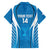 Custom Israel Football Family Matching Summer Maxi Dress and Hawaiian Shirt Come On Sky Blue and Whites