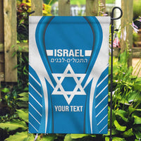 Custom Israel Football Garden Flag Come On Sky Blue and Whites