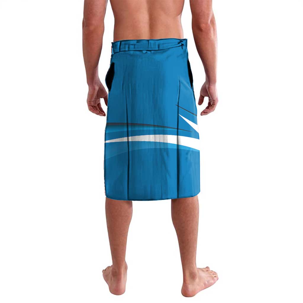 Custom Israel Football Lavalava Come On Sky Blue and Whites