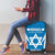 Custom Israel Football Luggage Cover Come On Sky Blue and Whites