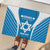 Custom Israel Football Rubber Doormat Come On Sky Blue and Whites