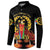 Custom Eritrea Martyrs' Day Button Sweatshirt 20 June Shida Shoes With Candles - Black - Wonder Print Shop
