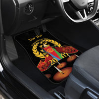 Custom Eritrea Martyrs' Day Car Mats 20 June Shida Shoes With Candles - Black - Wonder Print Shop