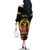 Custom Eritrea Martyrs' Day Family Matching Off The Shoulder Long Sleeve Dress and Hawaiian Shirt 20 June Shida Shoes With Candles - Black - Wonder Print Shop