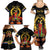 Custom Eritrea Martyrs' Day Family Matching Summer Maxi Dress and Hawaiian Shirt 20 June Shida Shoes With Candles - Black - Wonder Print Shop