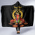 Custom Eritrea Martyrs' Day Hooded Blanket 20 June Shida Shoes With Candles - Black